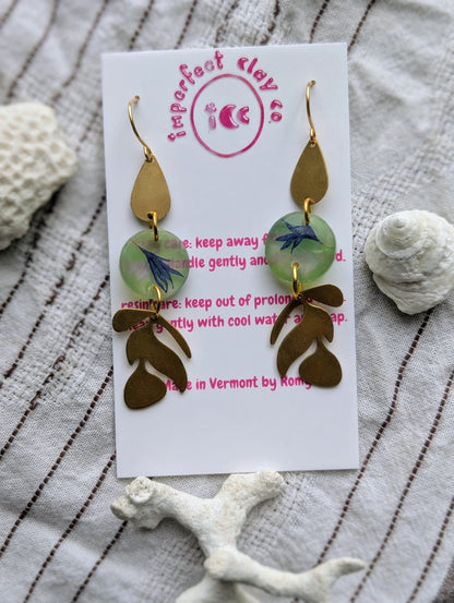 Cornflower Earrings