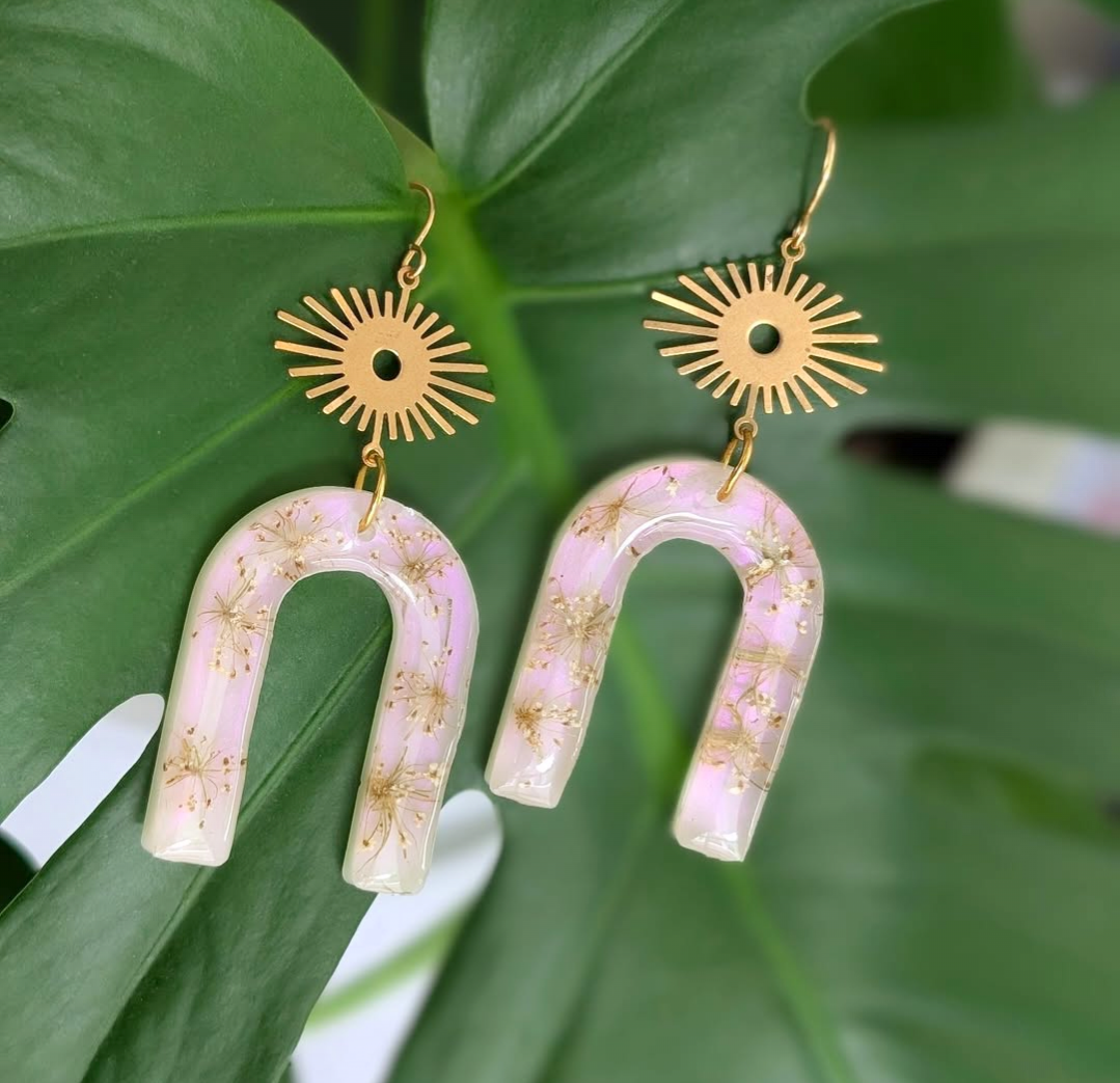 Carrot flower Earrings