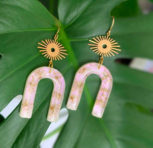 Carrot flower Earrings